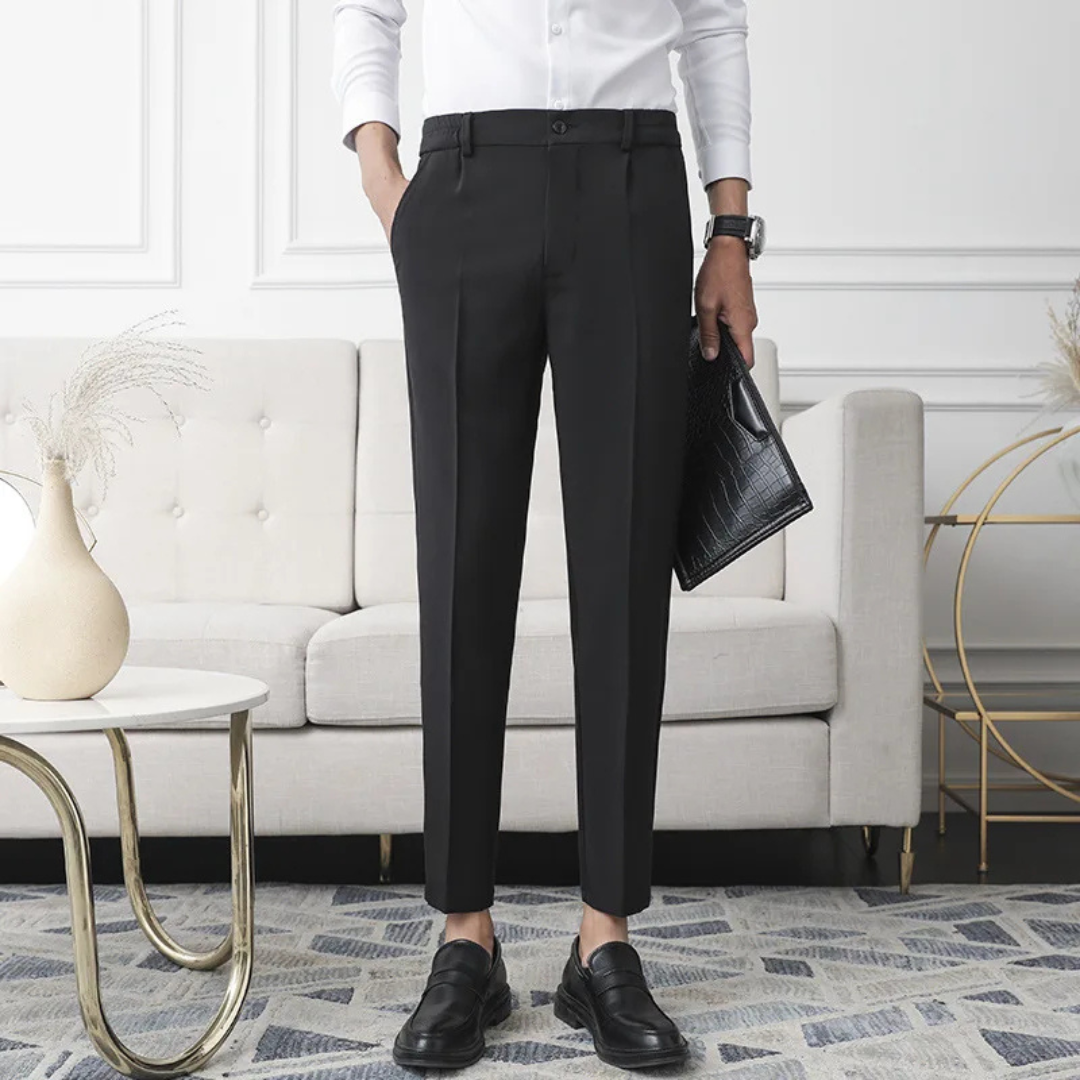 Elegante Chino Broek Heren | Slanke Pasvorm | Ivoor