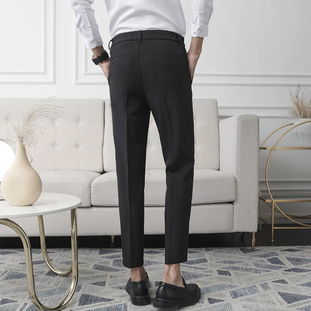 Elegante Chino Broek Heren | Slanke Pasvorm | Ivoor